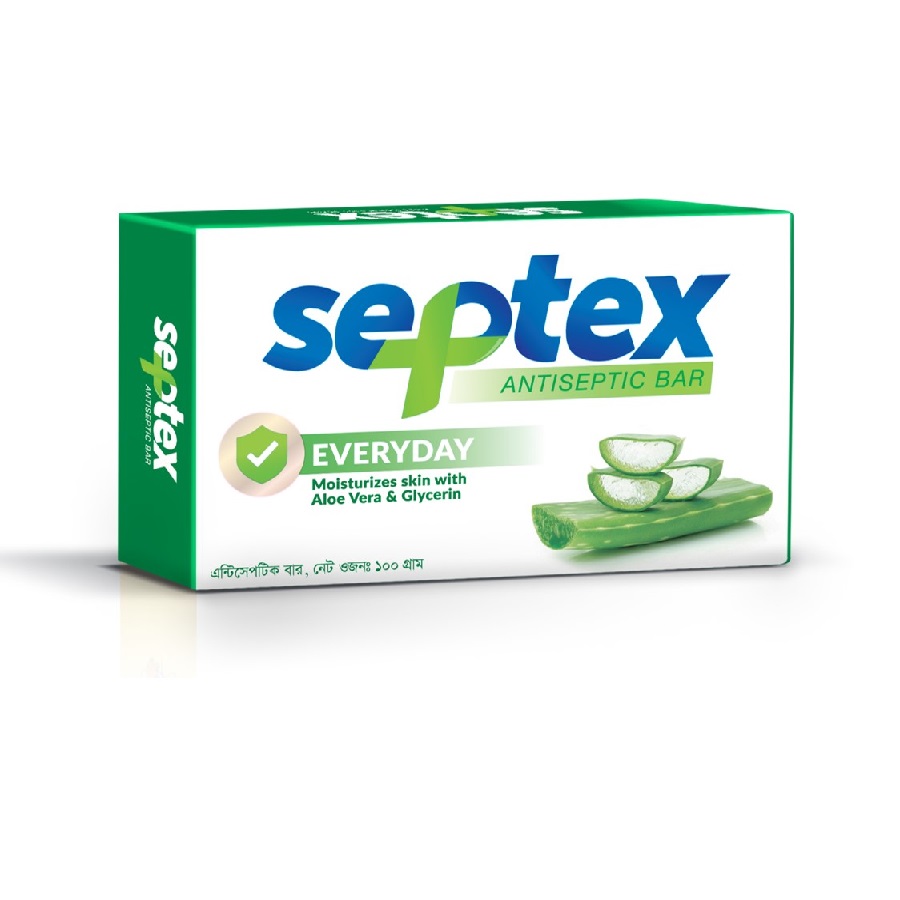 Septex Everyday Antiseptic Bar 100 gm