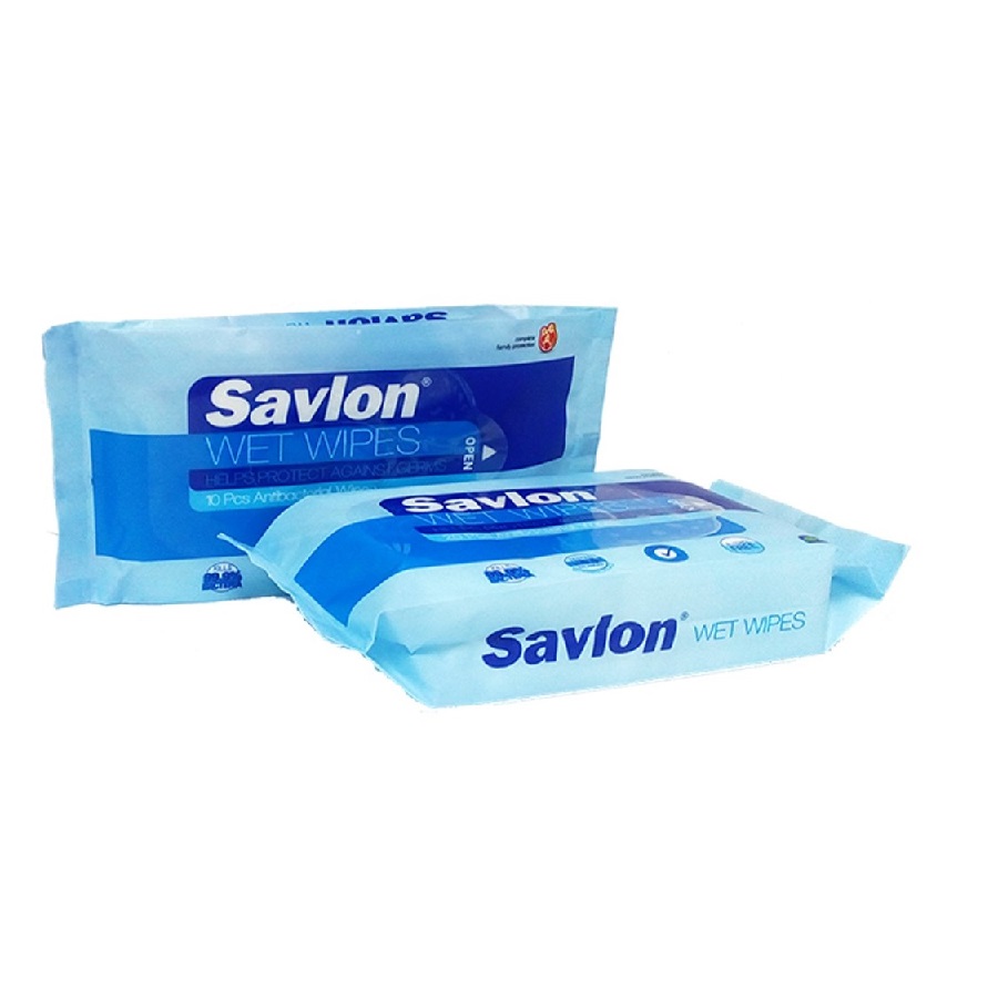 Savlon Antibacterial Wet Wipes 10s