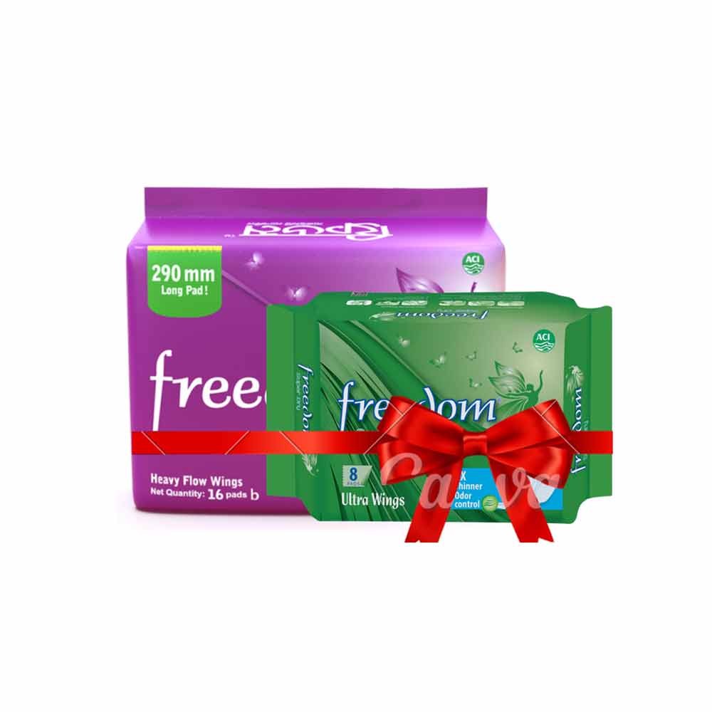 Buy Freedom Sanitary Napkin Heavy Flow 16 pads Get Freedom Ultra 8 pads free