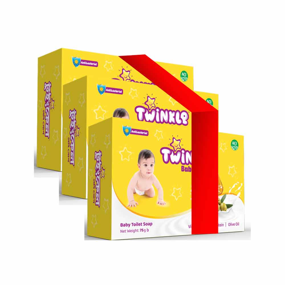 Twinkle Baby Soap 75 gm (Buy 2 Get 1 Free)