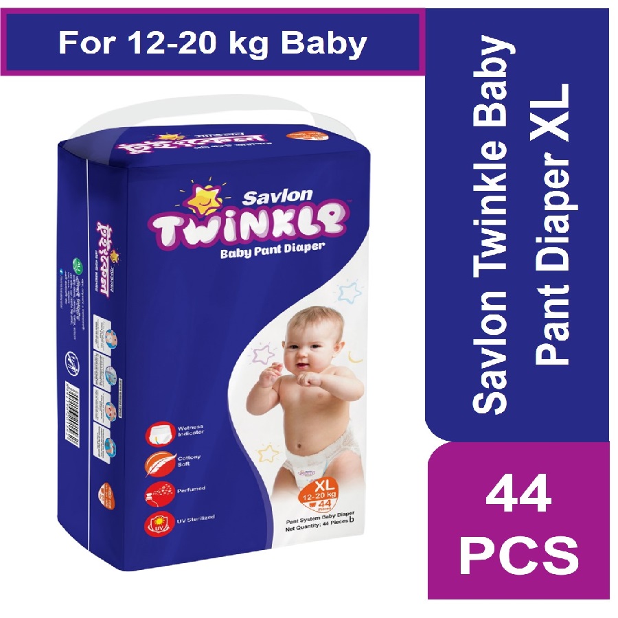 Twinkle Baby Pant Diaper 12-20kg XL44 Pieces