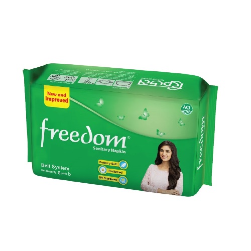 Freedom Belt System Sanitary Napkin 8 Pads - Girlco