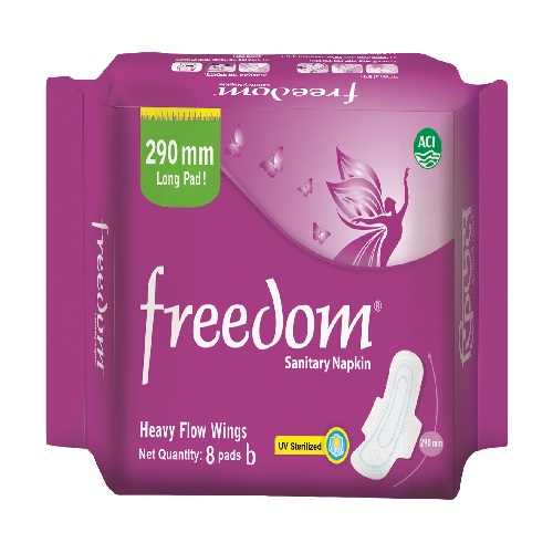 Freedom Heavy Flow Wings 8 Pads