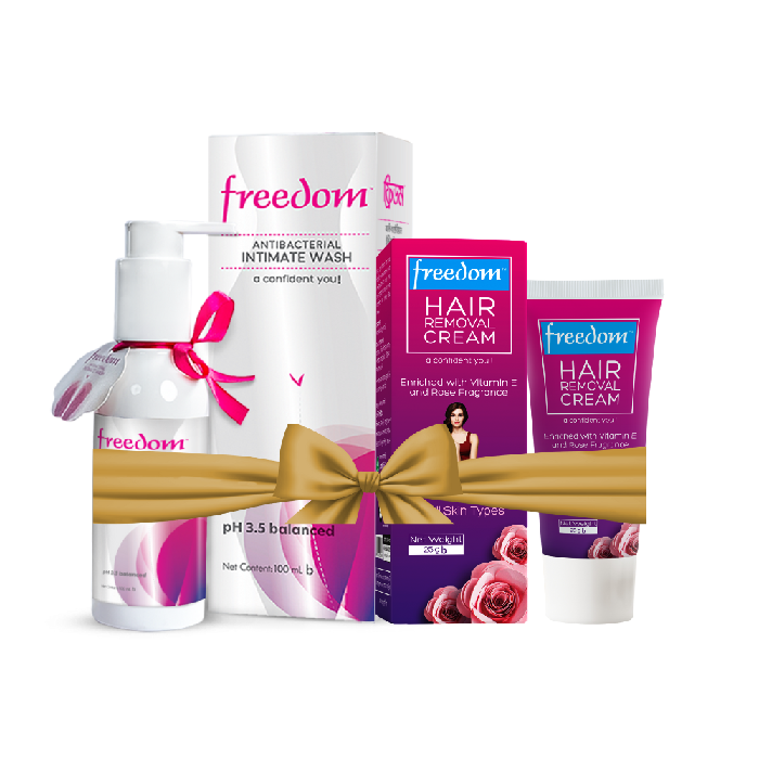 Freedom Intimate Wash 100ml Get Hair Removal Cream 25gm (buy 1 Get 1 Free)