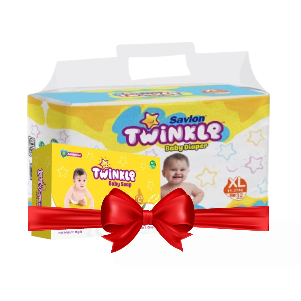 Twinkle Belt Diaper XL32 (Buy 1 Get 1 Twinkle Soap Free) (11-25 kg )