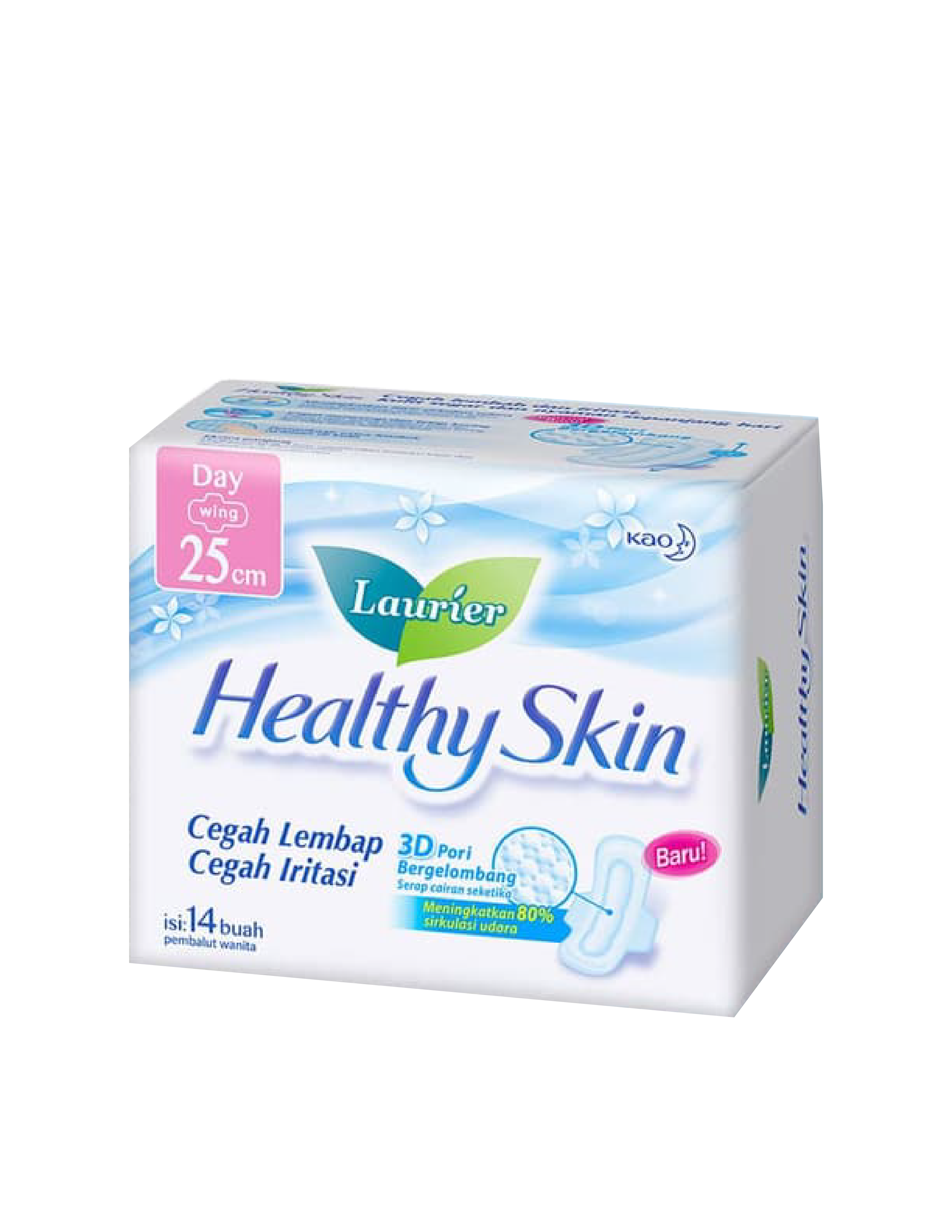 Laurier Sanitary Napkin Healthy Skin-25 cm-14 pad