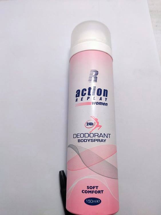 Action Replay Deodorant & Body Spray (Women)-24hrs - Soft Comfort