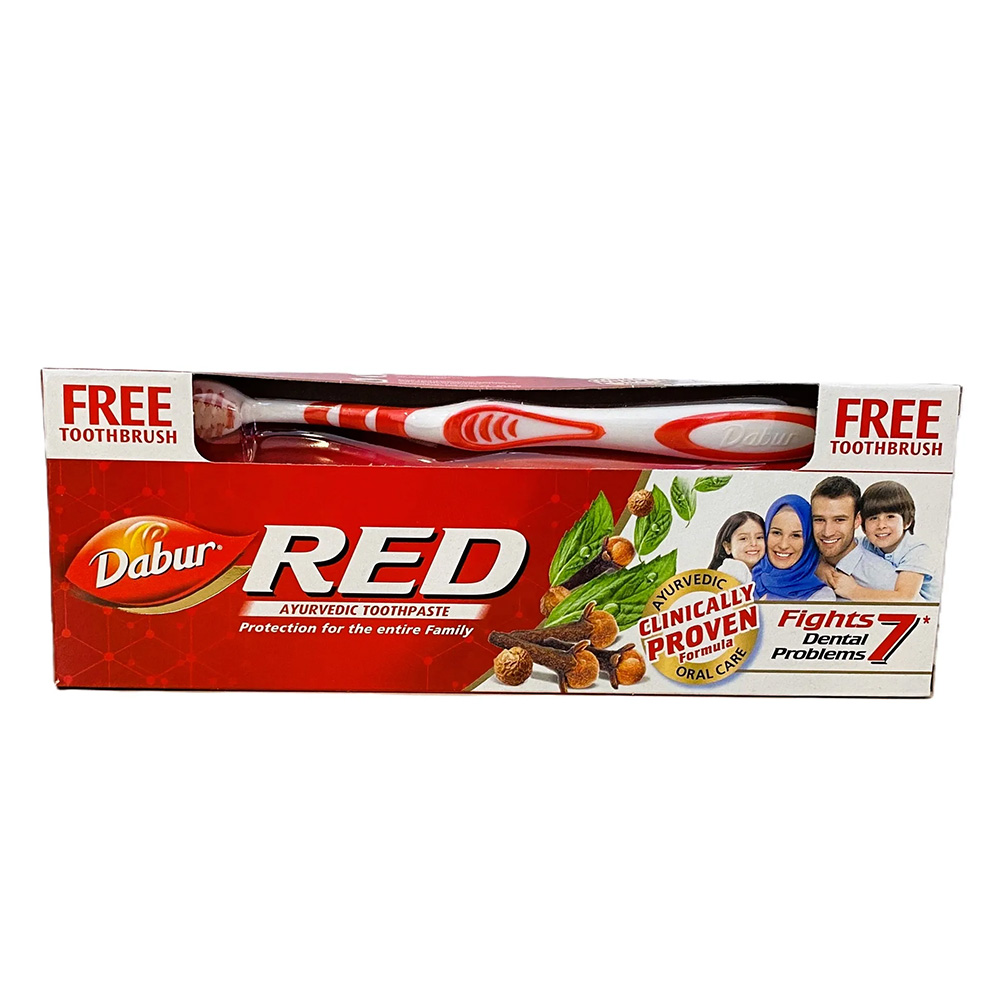 Dabur Red Paste 200gm (Free Toothbrush)