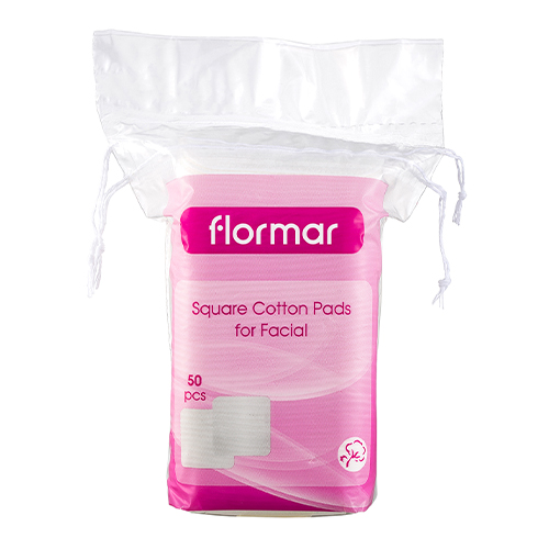 Flormar Square Cotton Pads for Facial