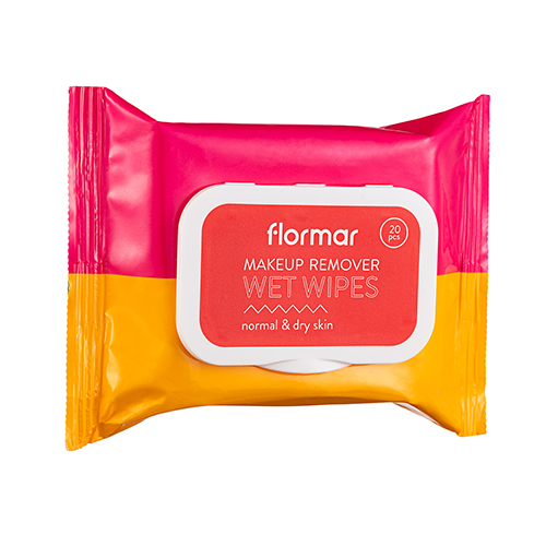 Flormar Makeup Remover Wet Wipes Normal & Dry Skin