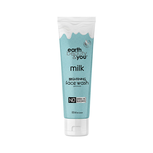 Earth Beauty & You Milk Brightening Face Wash (100ml)