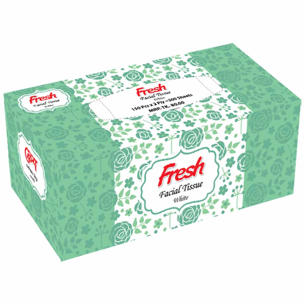 Fresh Non Perfumed Facial Tissue (150 X 2) ply Box