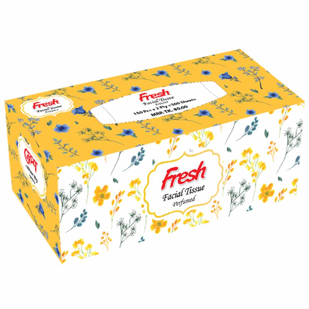 Fresh Perfumed Facial Tissue (150 X 2) ply Box