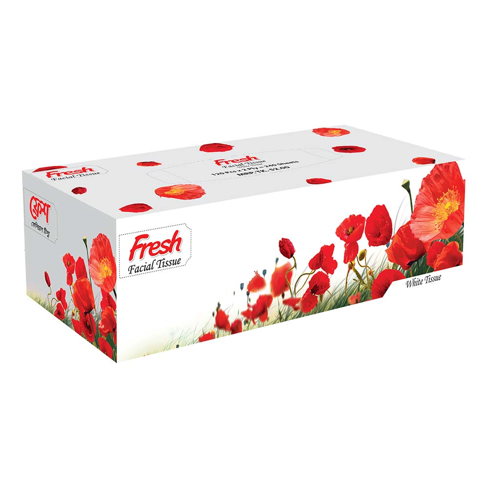 Fresh Non Perfumed Facial Tissue (120 X 2) ply