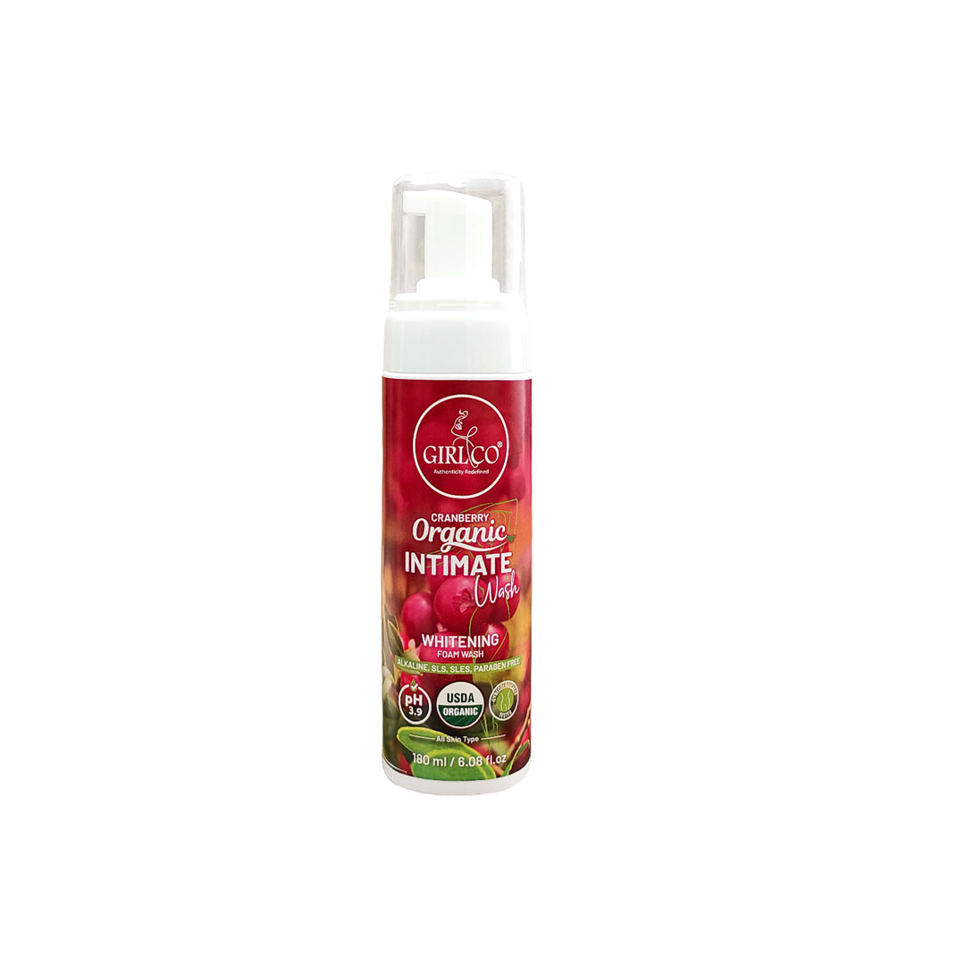 Whitening Organic Intimate Wash - Cranberry