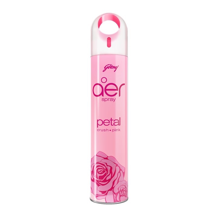 Godrej Aer Room Air Freshener Spray Petal Crush Pink 300ml