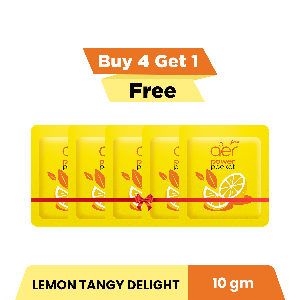 Godrej Aer Power Pocket Bathroom Fragrance Lemon Tangy Delight 50g (Buy 4 Get 1 Free)