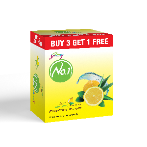 Godrej No.1 Soap Lime 100g (Buy 3 Get 1 Free)