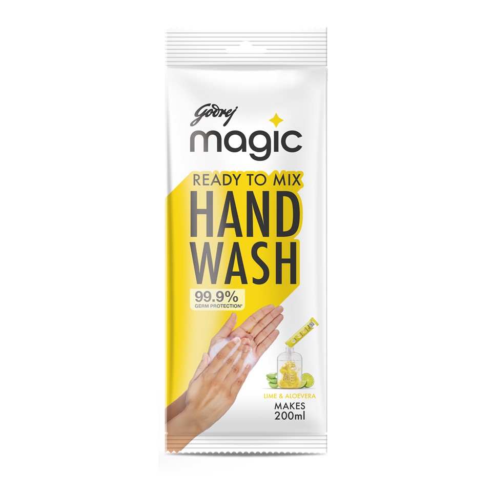 Godrej Magic Handwash Lime Aloe Vera Refill Pack 9g