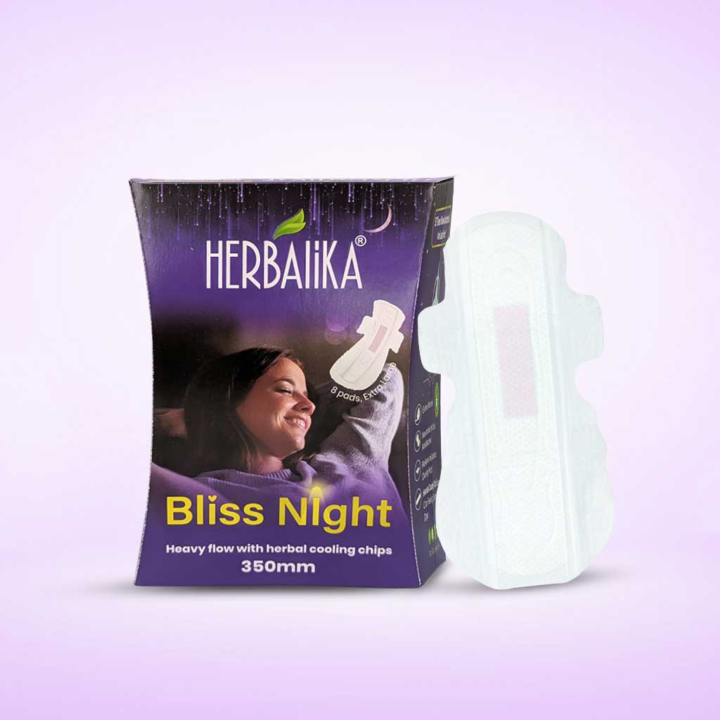 Herbalika - Bliss Night Sanitary Pad - 350mm