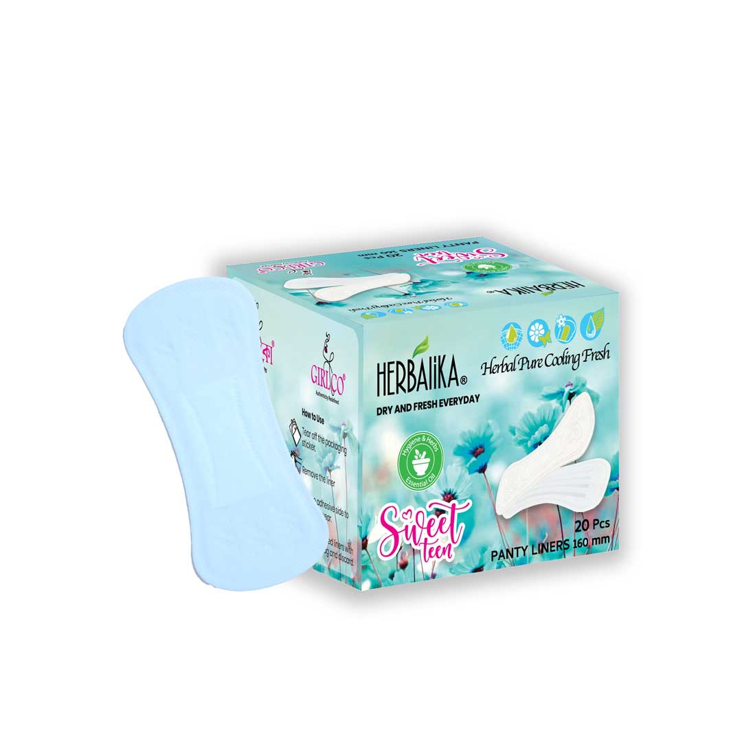 Herbalika - Sweet Teen Panty Liners 160mm