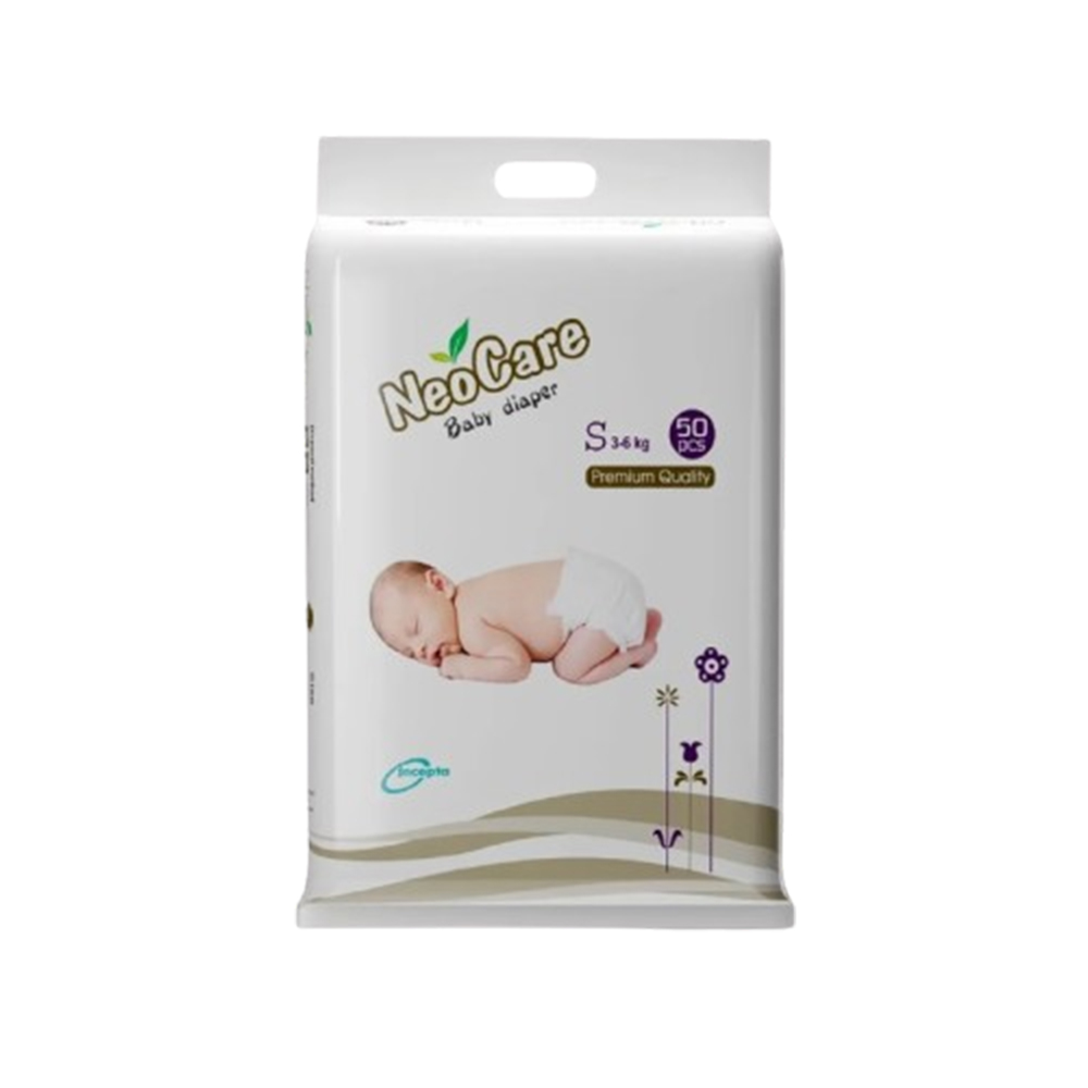 Neocare Belt System Baby Premium Diaper S size 3-6 kg - 50pcs