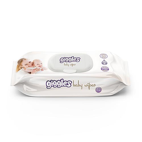 Giggles Wet Wipes Regular 72 pcs