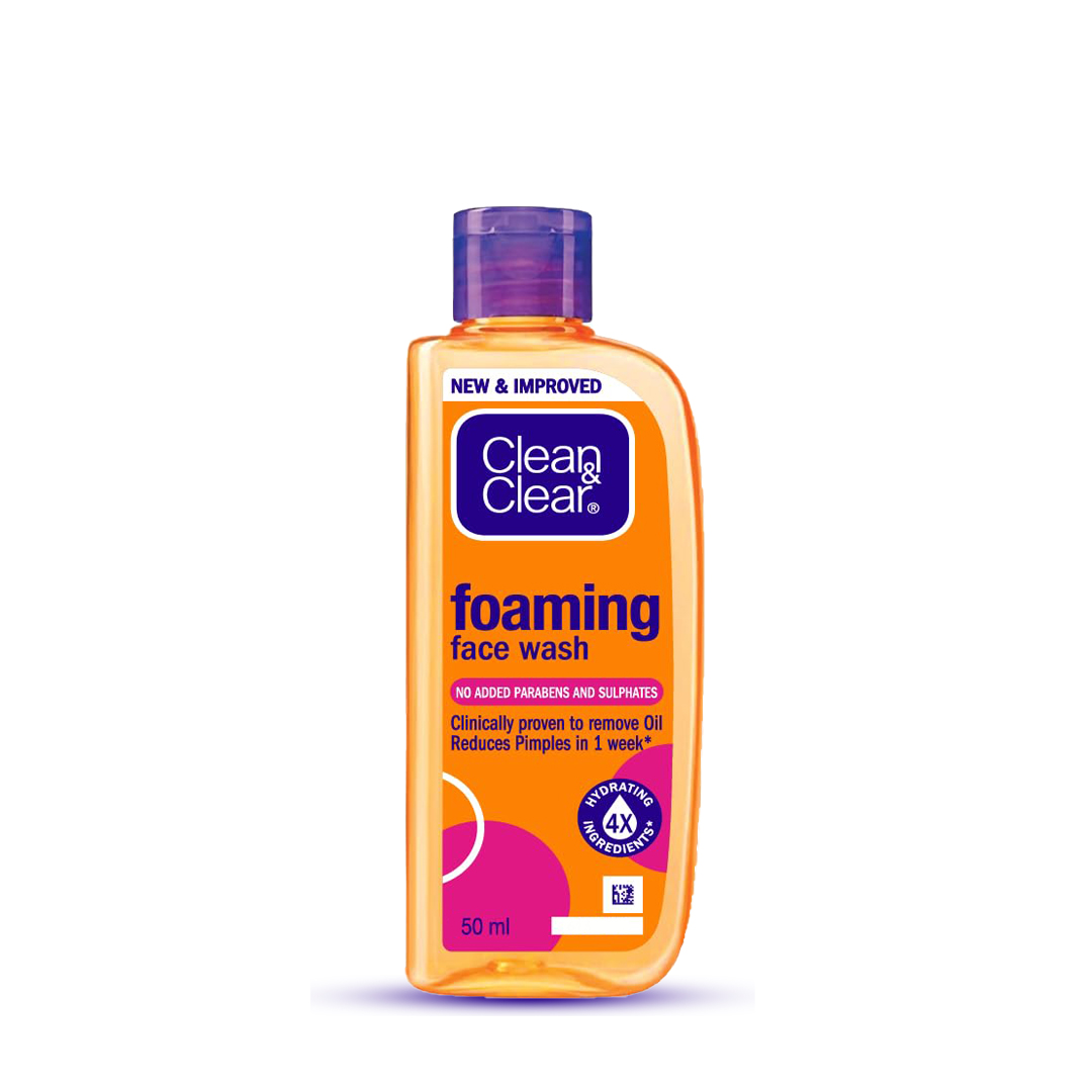 Clean & Clear Foaming Facewash for Oily Skin 50ml