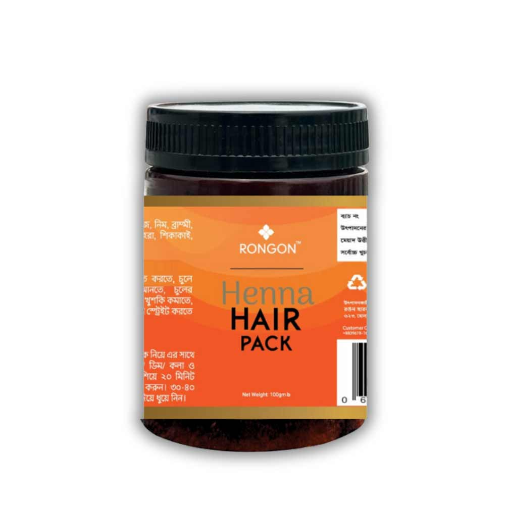 Rongon Henna Hair Pack 100gm