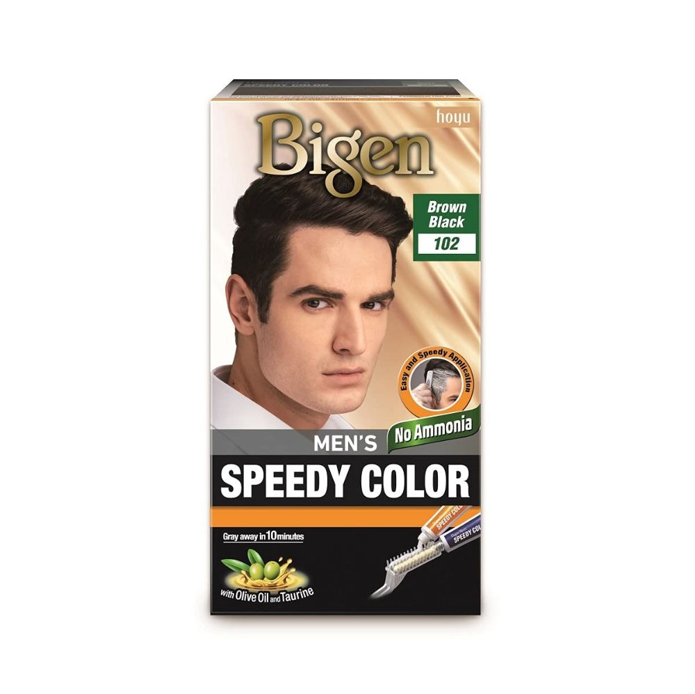 Bigen Men Speedy Conditioning Color -Brownish Black