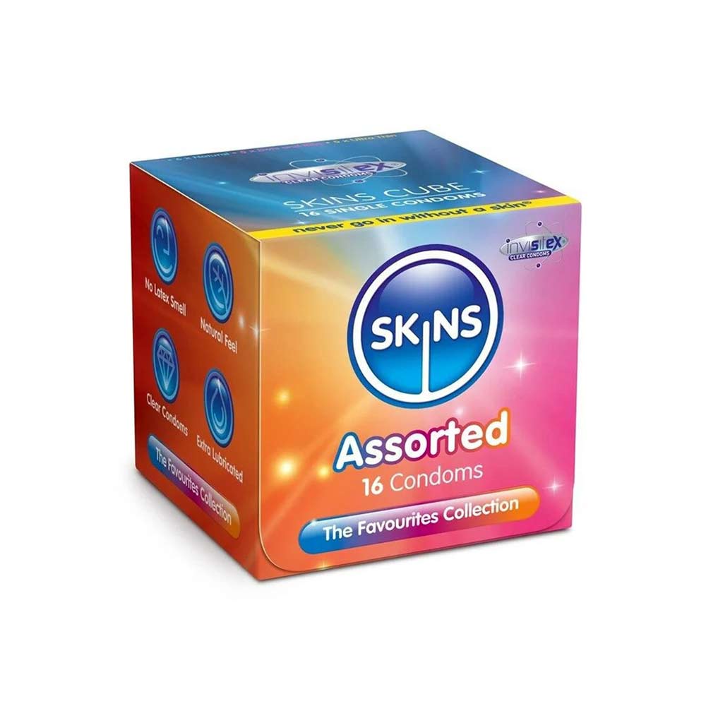 SKINS Assorted Condoms 16 pcs Box