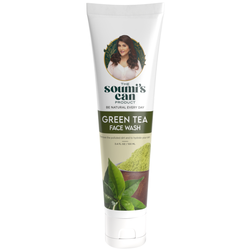 Green Tea Face Wash I Soumis Can Product