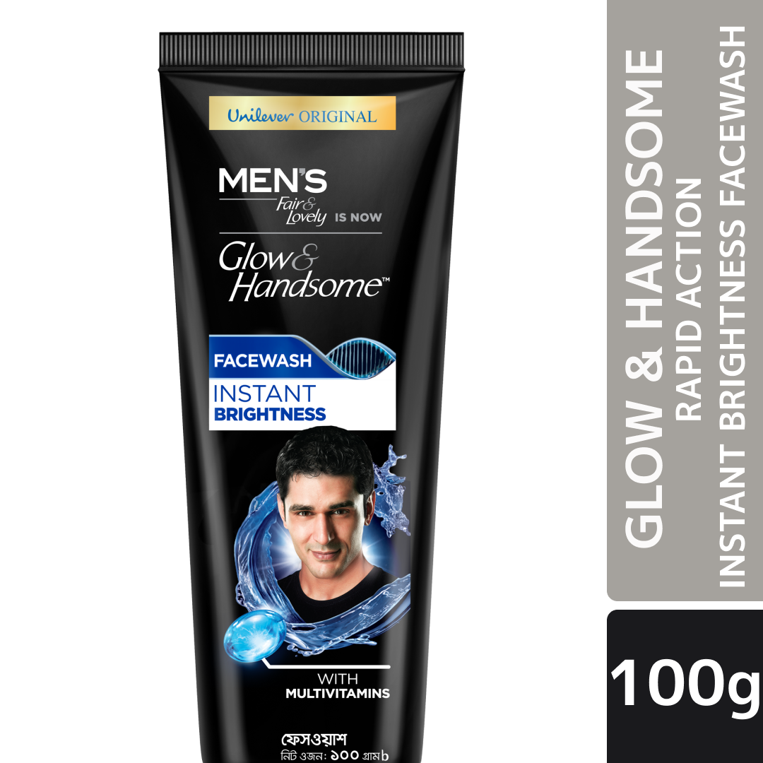 Glow & Handsome Facewash Rapid Action Instant Brightness 100g