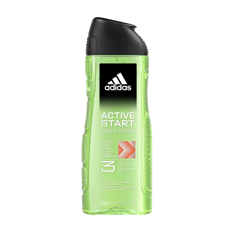 Adidas Active Start Shower Gel 3-In-1 Men 250ml